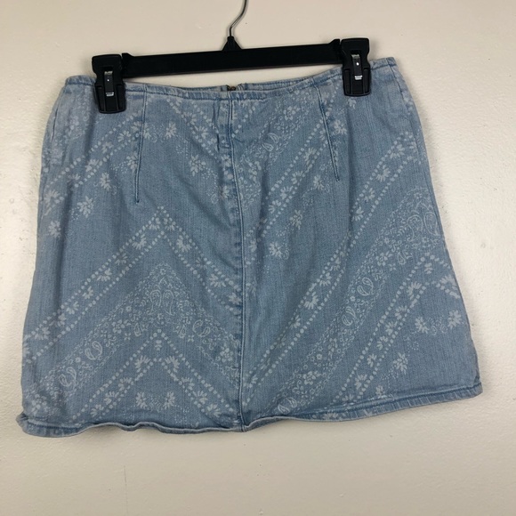 BDG Urban Outfitters Patterned Jean Mini Skirt - Picture 5 of 5